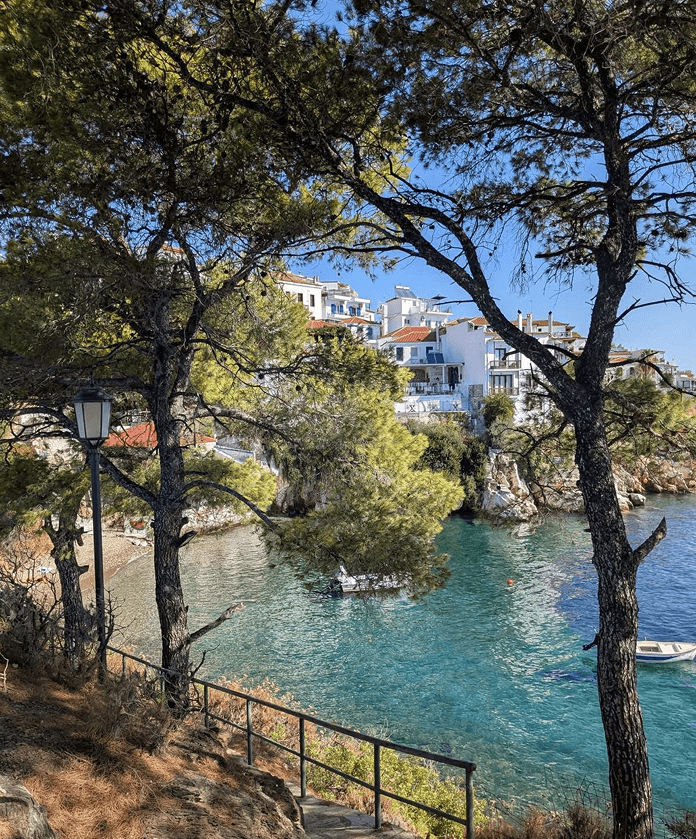 Coastal view of Skiathos